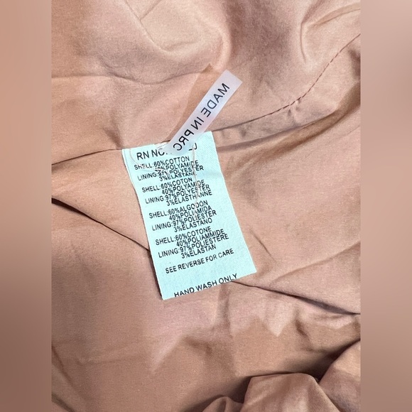 FRNCH Ecru lace flutter sleeve wrap dress size M. - Picture 12 of 14